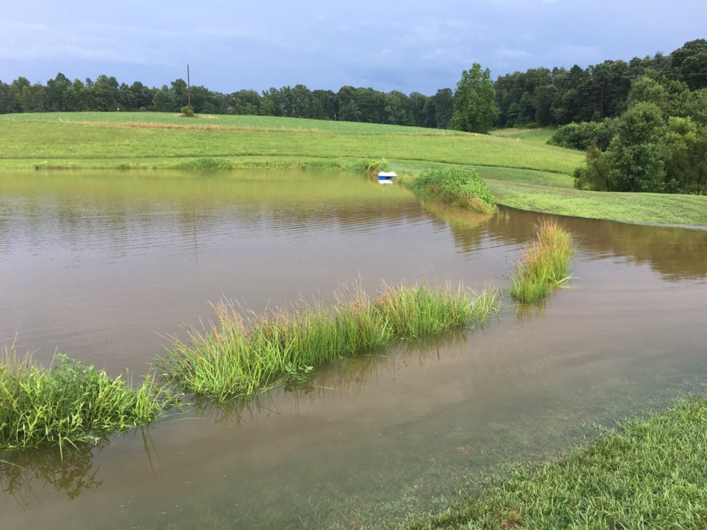 Dock is completely underwater