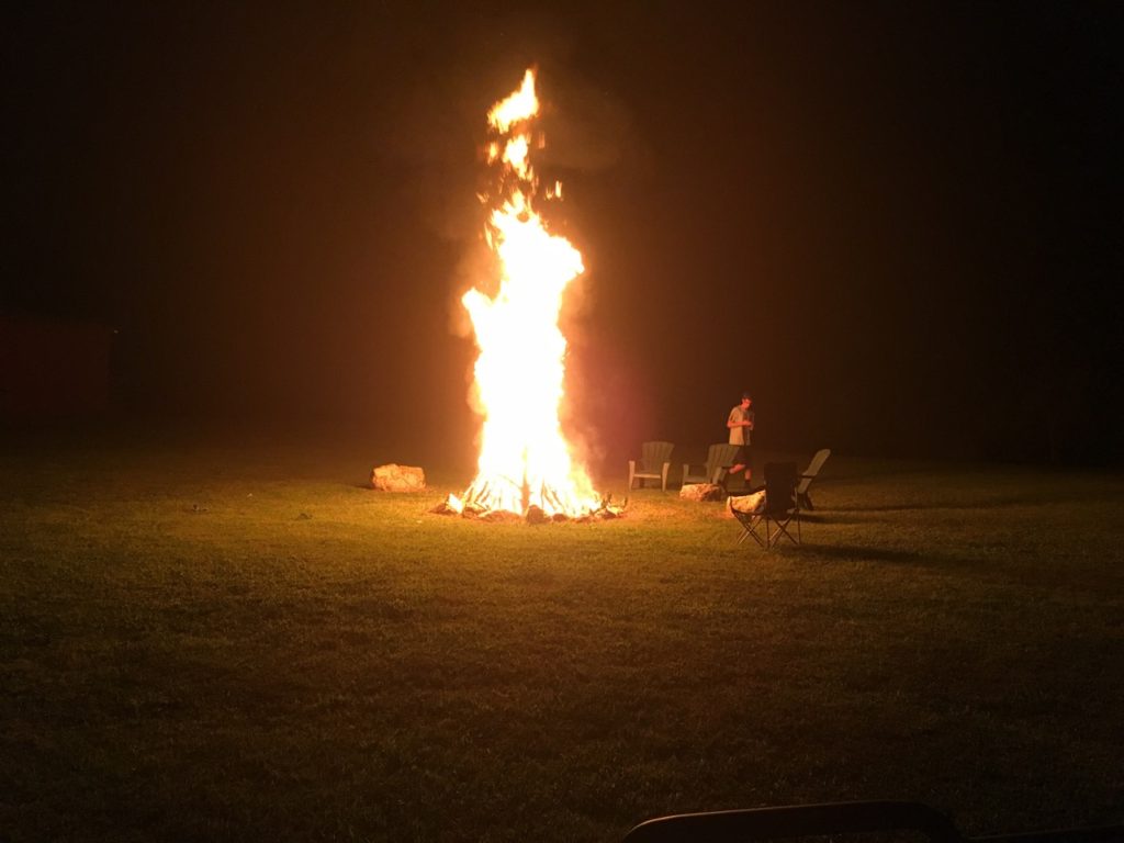 Massive bonfire